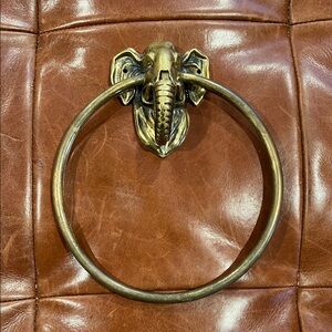 Elephant Brass Door Knocker